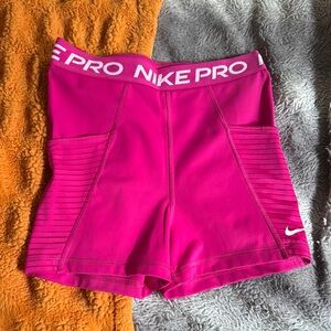 Nike Pro Women's Pink Shorts